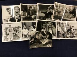 ＜映画スチール写真＞「喜劇 あゝ軍歌」フランキー堺ほか ９枚一括（少反り）