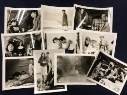 ＜映画スチール写真＞「あゝ声なき友」渥美清ほか １０枚一括（少反り）