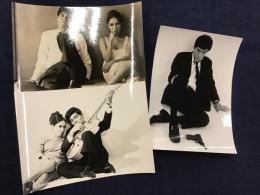 ＜映画スチール写真＞「囁きのジョー」中山仁ほか ３枚一括（少反り）