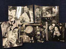 ＜映画スチール写真＞「夫婦善哉」藤山寛美ほか ５枚一括（少反り）