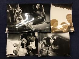 ＜映画スチール写真＞「さそり」佐藤友美、伊藤雄之助ほか 5枚一括（少反り）