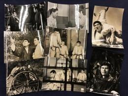 ＜映画スチール写真＞「怒涛の対決」（「柔旋風 怒涛の対決」） ８枚一括（少反り）