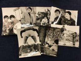 ＜映画スチール写真＞「栄光の黒豹」目黒祐樹ほか 7枚一括（少反り）