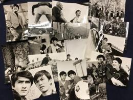 ＜映画スチール写真＞「栄光の黒豹」目黒祐樹ほか 15枚一括（少反り）