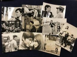 ＜映画スチール写真＞「夕陽が呼んだ男」森田健作ほか １０枚一括（少反り）