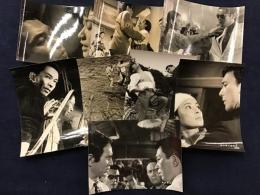 ＜映画スチール写真＞「男の顔は履歴書」安藤昇ほか ８枚一括（少丸まり）