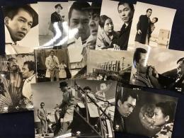 ＜映画スチール写真＞「逃亡と掟」安藤昇ほか　12枚一括（少反り）