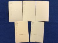 ＜戦前プロマイド（ポストカード）＞水の江瀧子4枚、不明1枚、計5枚一括（内3枚に「松竹少女歌劇団写真部調製」、1枚に「松竹写真部調製」の印字あり）