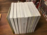 リイドカフェコミックス『本田鹿の子の本棚』　全11巻のうち①～⑨巻　9冊一括（暗黒文学少女篇／天魔大戦篇／大乱戦クラッシュファミリーズ篇／続刊未定篇／鳳凰の帰還篇／魁題十五撰相篇／七大魔王篇／愛憎界曼荼羅篇／週刊少年カリー篇）