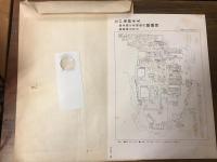 「都民の日　記念乗車券」 　台紙の江戸古地図（裏・江戸城本丸総絵図）下部分に「バス乗車券160円」「都電乗車券140円」「都営地下鉄線　巣鴨→200円区間」（昭和61年10月31日まで有効）