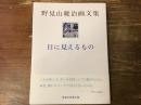 目に見えるもの : 野見山暁治画文集