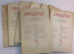 DIOGÈNE 　REVUE TRIMESTRIELLE　ディオゲネス　1960～1971年　29.36.54.69.70.71.72.73号　8冊一括