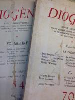 DIOGÈNE 　REVUE TRIMESTRIELLE　ディオゲネス　1960～1971年　29.36.54.69.70.71.72.73号　8冊一括