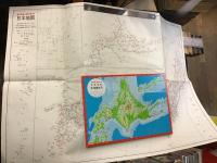 ピクチュアパズル　日本地図　1991改訂版　〈アポロ社の教育パズルシリーズ〉　（パズル4枚+同縮率白地図1枚）　縮率1：２，０００，０００