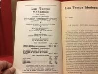 仏語雑誌　Les Temps Modernes　（レ・タン・モデルヌ）　1957～1969　No.129-130-131,196-197,204,213,214,219-220,221,236,237,238,239,240,242,246,250,256,258,259,260,264,265,272,276　23冊一括