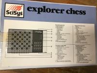 ＜電池式　チェスゲーム機＞SciSys explorer chess　【単3電池×3（付録しておりません）　入電します。　※※正確に稼働するかどうか不詳です。確認不可です※※】