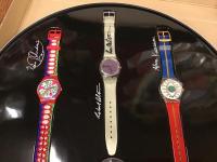 【スウォッチ　映画100周年】　swatch　100 YEARS OF CINEMA スペシャルパッケージ3本セット　デザイン／黒澤明、ペドロ・アルモドバル、ロバート・アルトマン