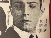 ＜アテネ・フランセ文化センター ポスター型チラシ（裏ジェームス・キャグニー）＞1986年7月 ダニエル・シュミット「人生の幻影」公開、蓮實重彦寄稿あり（梅本洋一、暉峻創三、野口久光、四方田犬彦ほか）
