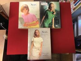 アメリカの百貨店「Sears」通信販売カタログ 1966年、1967年、1968年いずれの年もSpring through Summer（春夏号）のみ３冊一括