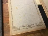 【未使用】古いノート（縦書き用）　・BOOKMAN NOTE BOOK SANSEIDO＜D・2＞ 2冊　・NOTE BOOK MITSUKOSHI(表紙に小ヤブレ小印)