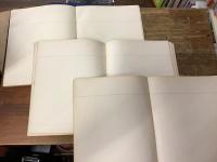 【未使用】古いノート（縦書き用）　・BOOKMAN NOTE BOOK SANSEIDO＜D・2＞ 2冊　・NOTE BOOK MITSUKOSHI(表紙に小ヤブレ小印)