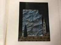 馬場章　版画集　MEMORIES ON PAPER　　銅版画3点揃　「DOME」（カラーメゾチント）／「CHAIR」（カラーアクアチント）／「DOOR」（カラーエッチング・アクアチント）