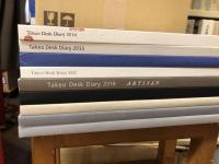 Takeo Desk Diary （竹尾デスクダイアリー）2014,2015,2016,2017,2018,2019,2020,2021,2022　9冊一括