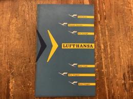 LUFTHANSA ルフトハンザドイツ航空 旅のしおり 1960年代？ 独英仏西葡伊語併記