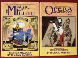 【洋書】「The P. Craig Russell Library of Opera Adaptions」シリーズ全3巻のうち、①「The Magic Flute（モーツァルト：魔笛）」、②「Opera Adaptaions, Vol.2（「パルジファル」「アリアーヌと青ひげ」ほか）」2冊一括