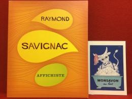 【図録】レイモン・サヴィニャックRaymond Savignac　パリの空のポスター描き　ポストカード1枚付き