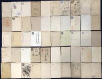 【JAPANESE OLD GRAPHIC ELEMENTS】戦前-昭和 雑誌等図案スクラップ 古絵葉書仕立て 200枚一括（アルバム1冊）〈Scraps of designed cuts from old Japanese magazines, wrapping papers, etc. attached to 200 old postcards〉