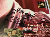 【映画チラシ】アレクサンドル・ソクーロフ監督作品「精神の声（'96）」直筆マジックサイン入り／「マザー、サン（'97）」　2枚一括