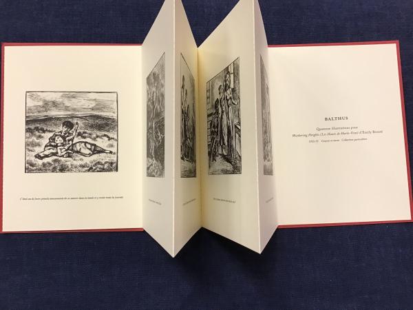 バルテュス　ポストカード　セット Les Hauts de Hurle-Vent Illustrations de Balthus 6 Pstcards