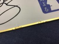 住野よる　『青くて痛くて脆い』販売促進ミニ色紙　120*136mm　下部縁に打痕あり　　
