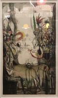 豊泉朝子版画額　1988　