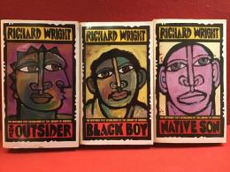 【洋書ペーパーバック】HarperPerennial版リチャード・ライト３冊一括（『Native Son アメリカの息子』『Black Boy ブラック・ボーイ』『The Outsider アウトサイダー』）