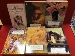 【洋書ペーパーバック】ペンギンブックス版D.H.ロレンス6冊一括（『Lady Chatterley's Lover チャタレー夫人の恋人』『Sons and Lovers 息子と恋人』『The Rainbow 虹』『The White Peacock 白孔雀』『The Complete Short Novels 短篇集』『Studies In Classic American Literature アメリカ古典文学研究』）