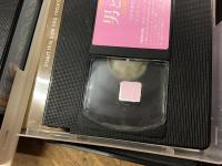 【元レンタル・VHS】クロード・ルルーシュ監督未DVD化作品３作（『恋人たちのメロディー』『男と女の詩』『マイ・ラブ』）一括 ※各種管理シール貼付け、ハガシ痕あり