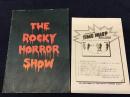 【ミュージカルパンフ】THE  ROCKY HORROR SHOW ザ・ロッキー・ホラー・ショー　※ミュージカル版主役の一人、ジギー・バイフィールド（a.k.a トレバー・バイフィールド、役名フランケン・ファーター）のマジックサイン入り、劇中ダンス「TIME WARP」ステップ解説紙付き