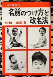 名前のつけ方と改名法