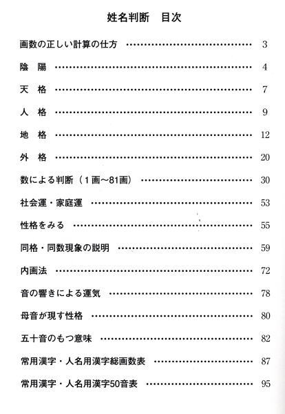 姓名判断 常用漢字に人名用漢字を加えた漢字表付 宮田有峯 鴨書店 古本 中古本 古書籍の通販は 日本の古本屋 日本の古本屋