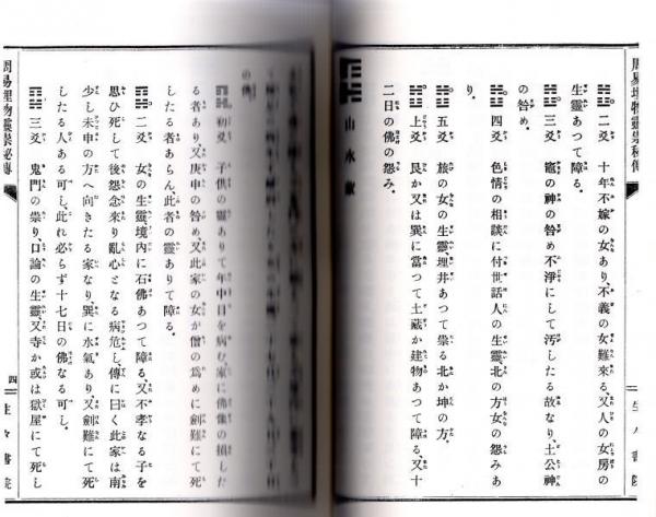 周易埋物霊崇秘伝・易学霊崇咎障秘録(大島中堂) / 古本、中古本、古