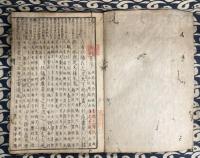 古文尚書標註　（全13巻6冊を全2冊に綴じ直し）　
