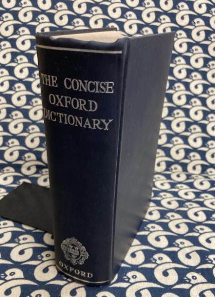 The concise Oxford dictionary of current English 4th ed. / revised