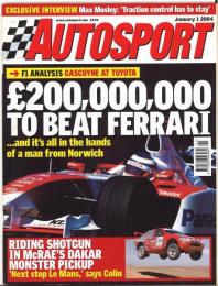 AUTOSPORT オートスポーツ January 2004