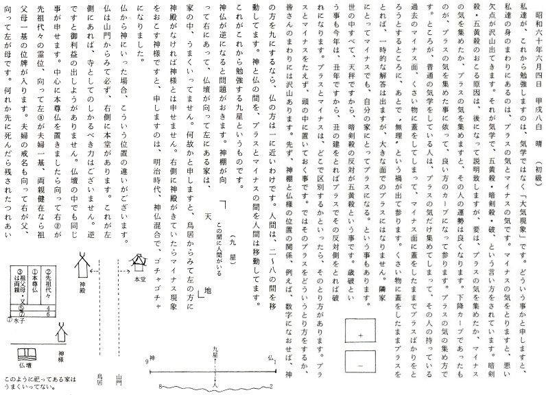 大気現象干支九星 実占講義録(望月治 述) / 古本、中古本、古書籍の 