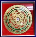 奇門遁甲用別製　羅経盤　八寸六分
