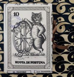 22 ARCANI“I GATTI BUFFI”猫のタロット スタンダードサイズ