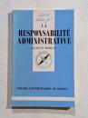 LA RESPONSABILITÉ ADMINISTRATIVE