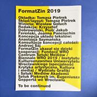 Format Zin: Biennale Sztuki Mediów WRO 2019 Human Aspect